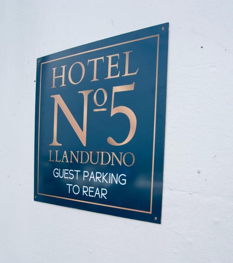 Hotel No5, Beachfront With Free Private Car Park Llandudno Exterior photo